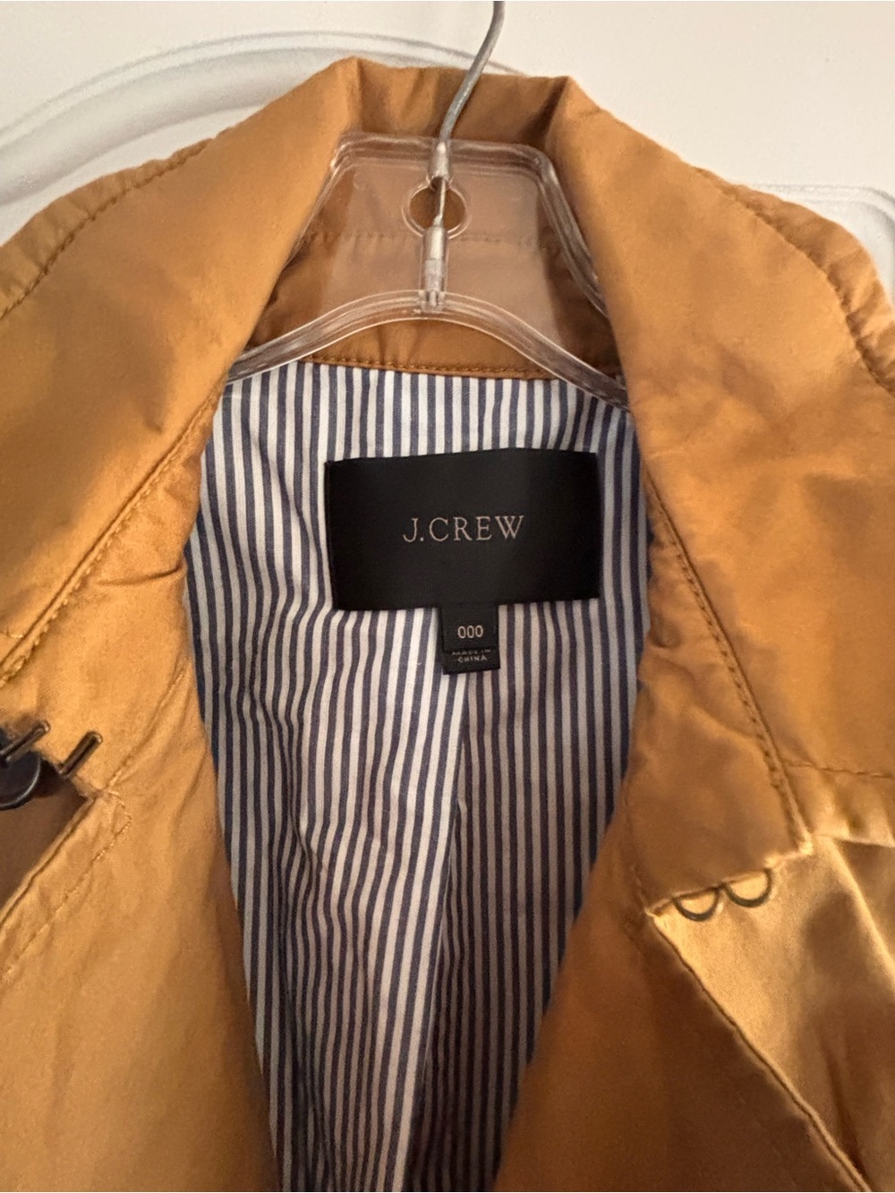 J. Crew Mustard Satin Blazer